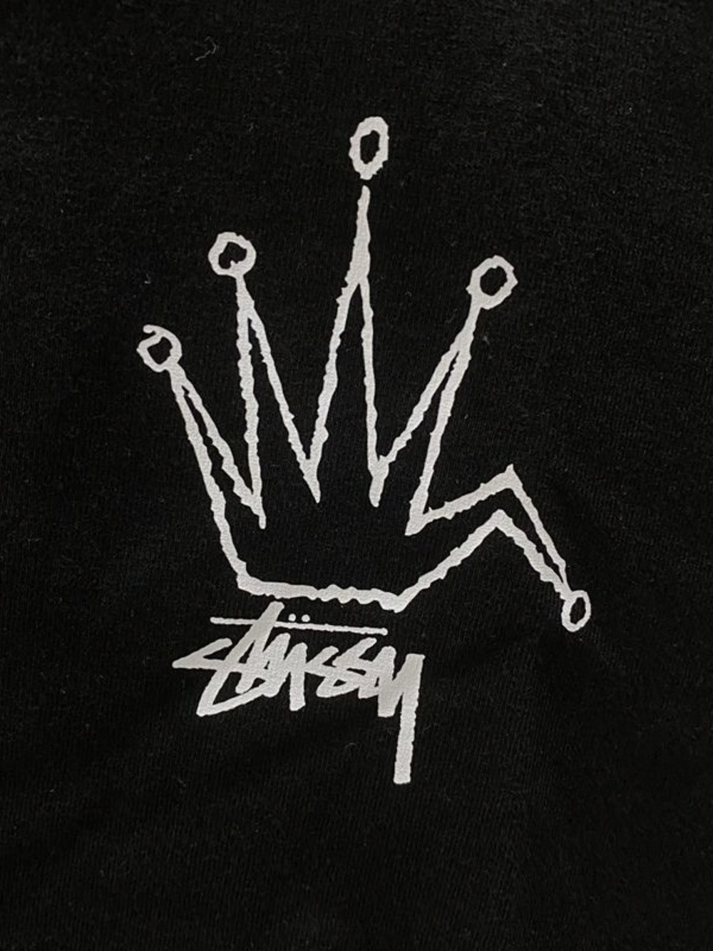 Stussy Graffiti Black Short-Sleeve T-Shirt - Picture 4 of 6